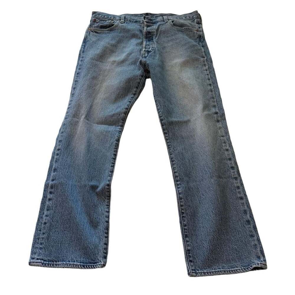 Levi's 501 '93 Size W36 L30 Blue Denim Button Fly Straight Jeans
